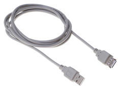 Кабель USB2.0 BURO USB A(m) - USB A(f), 3м, блистер, черный [bhp ret usb_af30]