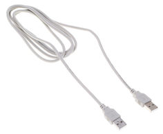 Кабель USB2.0 BURO USB A(m) - USB A(m), 1.8м, блистер, черный [bhp ret usb_am18]