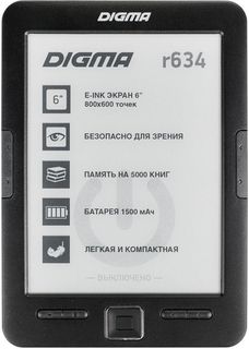 Электронная книга DIGMA E634, 6&quot;, черный