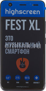 Смартфон HIGHSCREEN Fest XL, черный