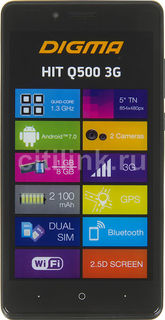 Смартфон DIGMA Q500 3G HIT, черный