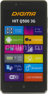 Смартфон DIGMA Q500 3G HIT, серый