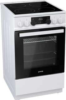 Электрическая плита GORENJE EC5354WC-B, стеклокерамика, белый