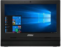 Моноблок MSI Pro 16T 7M-013RU, Intel Celeron 3865U, 4Гб, 500Гб, Intel HD Graphics 610, Windows 10 Home, черный [9s6-a61611-013]