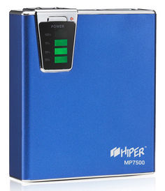 Внешний аккумулятор HIPER MP7500, 7500мAч, синий