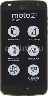 Смартфон MOTOROLA Z2 PLAY 64Gb, XT1710-09, серый