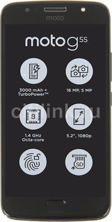 Смартфон MOTOROLA G5S 32Gb, XT1794, серый