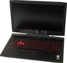 Ноутбук HP Omen 17-an005ur, 17.3&quot;, Intel Core i5 7300HQ 2.5ГГц, 8Гб, 1000Гб, nVidia GeForce GTX 1050 - 4096 Мб, DVD-RW, Free DOS, 1ZB13EA, черный