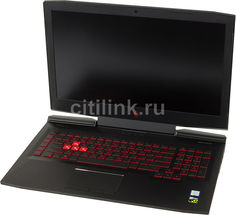 Ноутбук HP Omen 17-an017ur, 17.3&quot;, Intel Core i5 7300HQ 2.5ГГц, 8Гб, 1000Гб, nVidia GeForce GTX 1050 - 2048 Мб, DVD-RW, Windows 10, 2CM06EA, черный