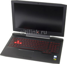 Ноутбук HP Omen 15-ce035ur, 15.6&quot;, Intel Core i7 7700HQ 2.8ГГц, 12Гб, 1000Гб, nVidia GeForce GTX 1050 Ti - 4096 Мб, Windows 10, 2MF65EA, черный