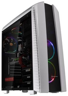 Корпус ATX THERMALTAKE Versa N27, Midi-Tower, без БП, белый