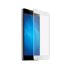 Защитное стекло для экрана DF xiColor-10 для Xiaomi Redmi Note 4/4X, 1 шт, белый [df xicolor-10 (white)]