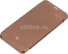 Чехол (флип-кейс) LG M700 VOIA, для LG Q6, розовое золото