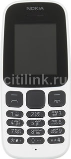 Мобильный телефон NOKIA 105 Dual SIM (2017), белый