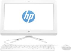 Моноблок HP 20-c041ur, AMD E2 7110, 4Гб, 500Гб, AMD Radeon R2, DVD-RW, Free DOS 2.0, белый [1ee00ea]