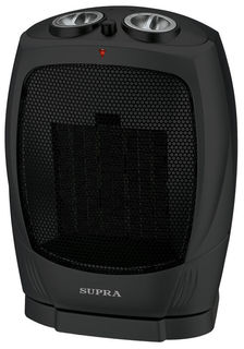 Тепловентилятор SUPRA TVS-PS15-2, 1500Вт, черный