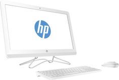 Моноблок HP 24-e041ur, Intel Core i3 7100U, 4Гб, 1000Гб, NVIDIA GeForce 940MX - 2048 Мб, DVD-RW, Free DOS 2.0, белый [2bw35ea]