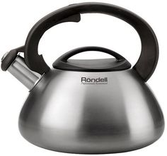 Металлический чайник RONDELL 087, 3л, серебристый [0087-rd-01]