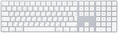 Клавиатура APPLE MQ052RS/A, USB, беспроводная, белый