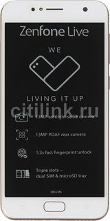 Смартфон ASUS Zenfone Live 16Gb, ZB553KL, розовое золото