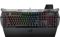 Клавиатура ASUS ROG GK2000, USB, c подставкой для запястий, черный [90xb01hn-bkb0h0]