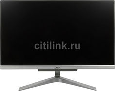 Моноблок ACER Aspire C22-860, Intel Pentium 4405U, 4Гб, 500Гб, Intel HD Graphics 510, Free DOS, серебристый [dq.baver.004]