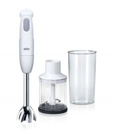 Блендер BRAUN MQ120 PESTO, погружной, белый