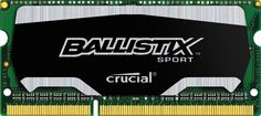 Модуль памяти CRUCIAL Ballistix Sport BLS4G3N18AES4 DDR3L - 4Гб 1866, SO-DIMM, Ret