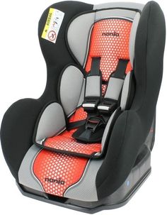 Автокресло детское NANIA Cosmo SP FST (pop red), 0+/1, черный/красный [083607]
