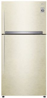 Холодильник LG GR-H802HEHZ, двухкамерный, бежевый