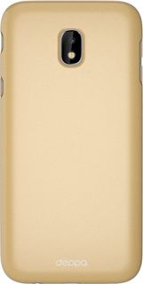 Чехол (клип-кейс) DEPPA Air Case, для Samsung Galaxy J3 (2017), золотистый [83294]