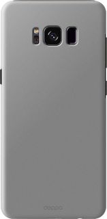 Чехол (клип-кейс) DEPPA Air Case, для Samsung Galaxy S8+, серебристый [83307]