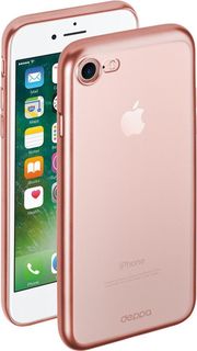 Чехол (клип-кейс) DEPPA Gel Plus Case, для Apple iPhone 7/8, розовое золото [85285]