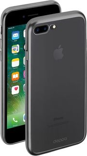 Чехол (клип-кейс) DEPPA Gel Plus Case, для Apple iPhone 7 Plus/8 Plus, графит [85288]
