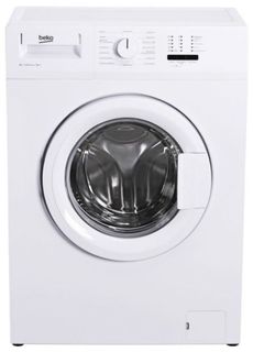 Стиральная машина BEKO WRS55P1BWW, фронтальная загрузка, белый