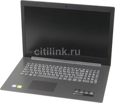 Ноутбук LENOVO V320-17ISK, 17.3&quot;, Intel Core i3 6006U 2.0ГГц, 8Гб, 1000Гб, nVidia GeForce 920MX - 2048 Мб, DVD-RW, Windows 10 Professional, 81B6A001RK, серый