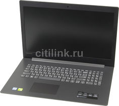 Ноутбук LENOVO V320-17ISK, 17.3&quot;, Intel Core i3 6006U 2.0ГГц, 8Гб, 256Гб SSD, nVidia GeForce 920MX - 2048 Мб, DVD-RW, Windows 10 Professional, 81B6A002RK, серый