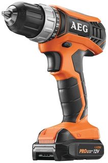 Дрель-шуруповерт AEG BS12G3LI-202C, Кейс [451091]