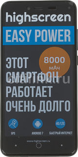 Смартфон HIGHSCREEN Easy Power, черный