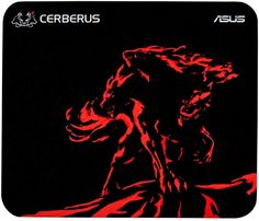 Коврик для мыши ASUS CERBERUS MAT MINI черный/красный [90yh01c3-bdua00]