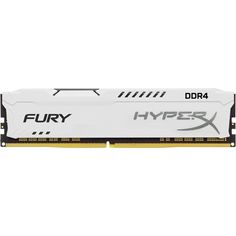 Модуль памяти KINGSTON HyperX FURY White Series HX424C15FW/16 DDR4 - 16Гб 2400, DIMM, Ret