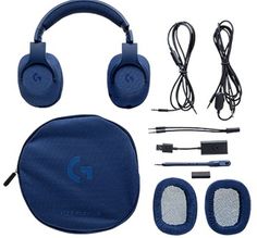 Наушники с микрофоном LOGITECH G433 TRIPLE, мониторы, синий [981-000687]