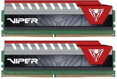 Модуль памяти PATRIOT Viper Elite PVE416G240C5KRD DDR4 - 2x 8Гб 2400, DIMM, Ret Патриот