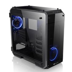 Корпус ATX THERMALTAKE View 71 TG, Full-Tower, без БП, черный