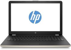 Ноутбук HP 15-bs106ur, 15.6&quot;, Intel Core i5 8250U 1.6ГГц, 6Гб, 1000Гб, 128Гб SSD, AMD Radeon 520 - 2048 Мб, Windows 10, 2PP26EA, золотистый