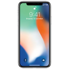 Смартфон APPLE iPhone X 256Gb, MQAG2RU/A, серебристый