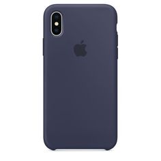 Чехол (клип-кейс) APPLE MQT32ZM/A, для Apple iPhone X, темно-синий