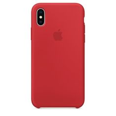 Чехол (клип-кейс) APPLE MQT52ZM/A, для Apple iPhone X, красный