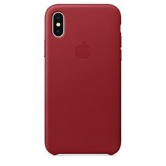 Чехол (клип-кейс) APPLE MQTE2ZM/A, для Apple iPhone X, красный