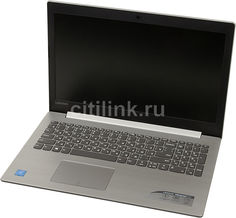 Ноутбук LENOVO IdeaPad 320-15IAP, 15.6&quot;, Intel Pentium N4200 1.1ГГц, 4Гб, 500Гб, Intel HD Graphics 505, DVD-RW, Free DOS, 80XR015QRK, серый